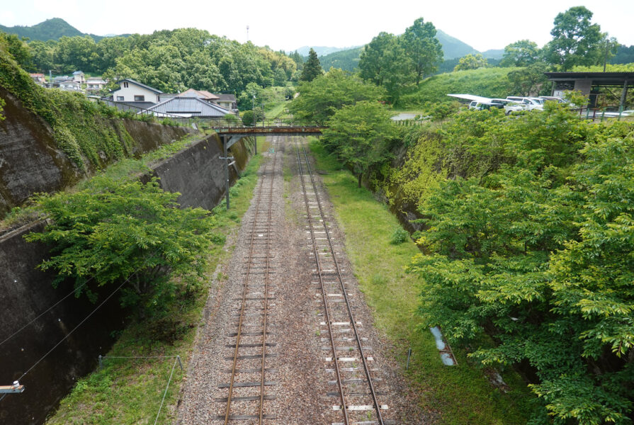 高千穂あまてらす鉄道（県道237号の橋上から）