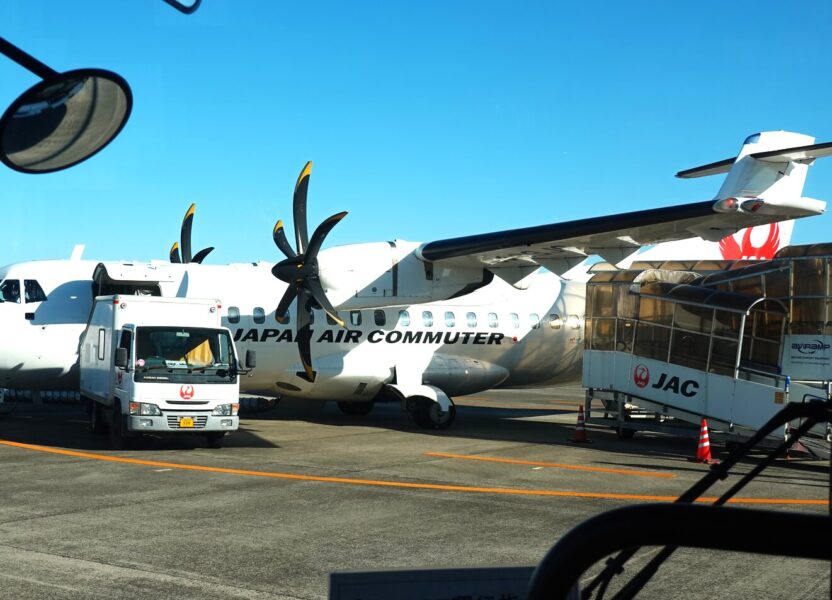 日本エアコミューター（JAC）のATR42-600【鹿児島空港】